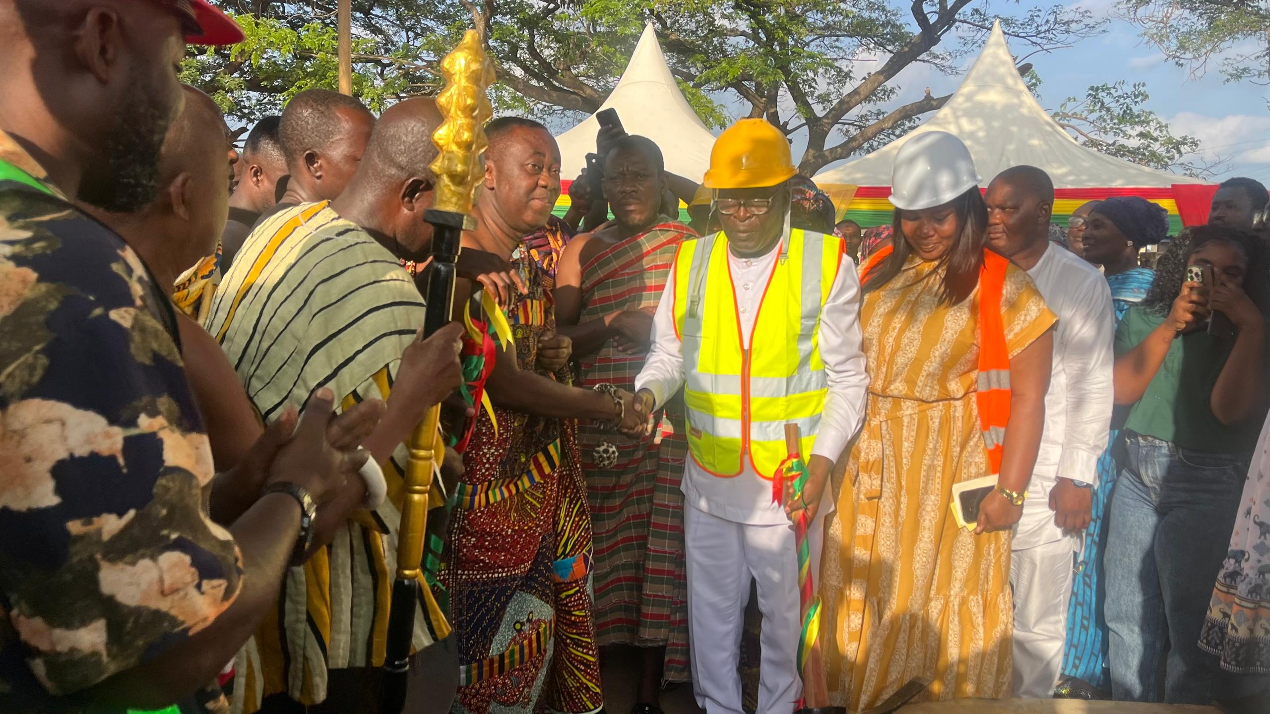 CONSTRUCTION OF A 24-HOUR ECONOMY MARKET AT NSUTA IN THE SEKYERE CENTRAL DISTRICT ASSEMBLY